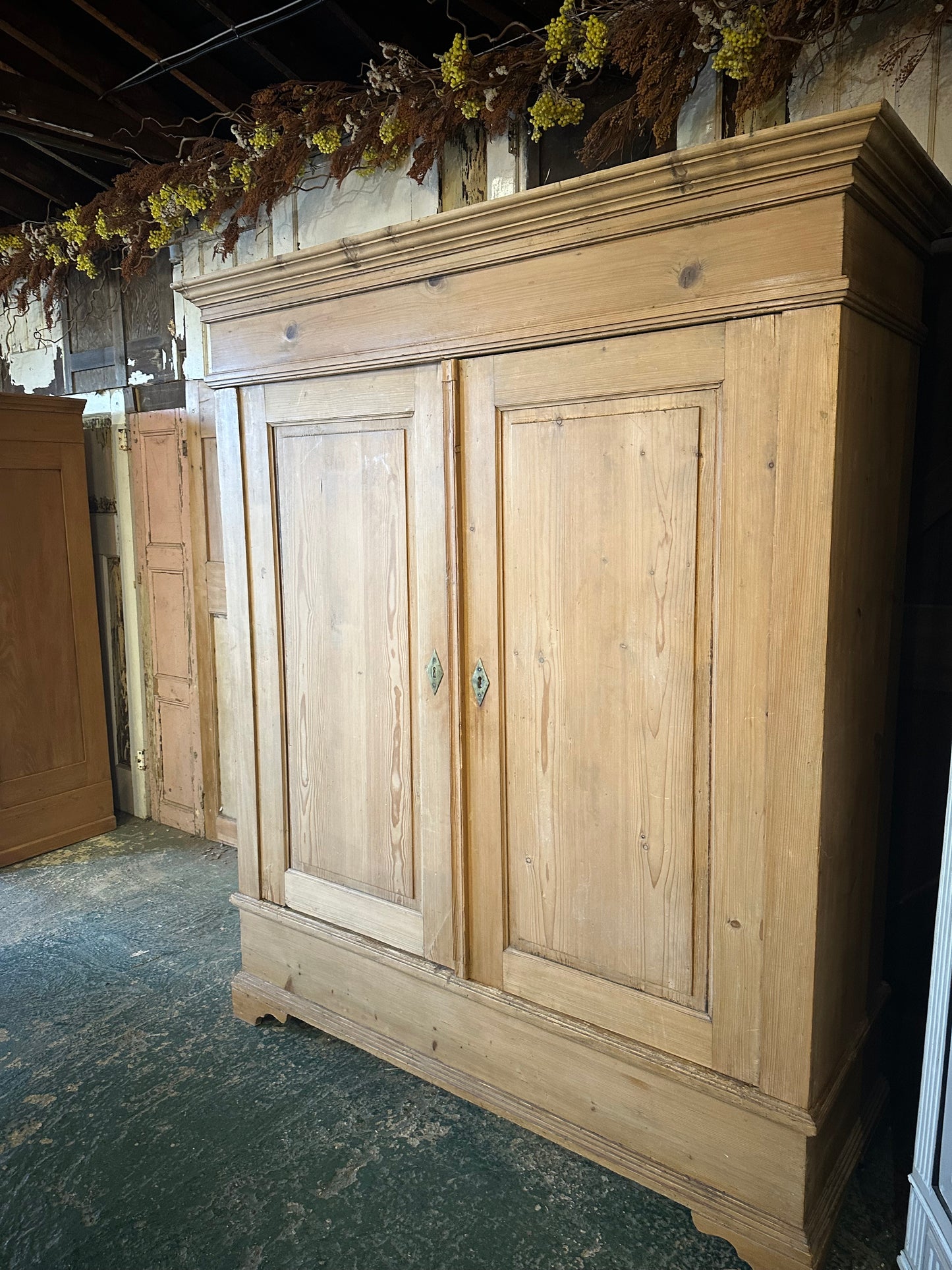 Rustic vintage knock down wardrobe