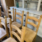Wooden chairs (set of 6)