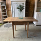 Vintage oak draw leaf table 2-4 seater