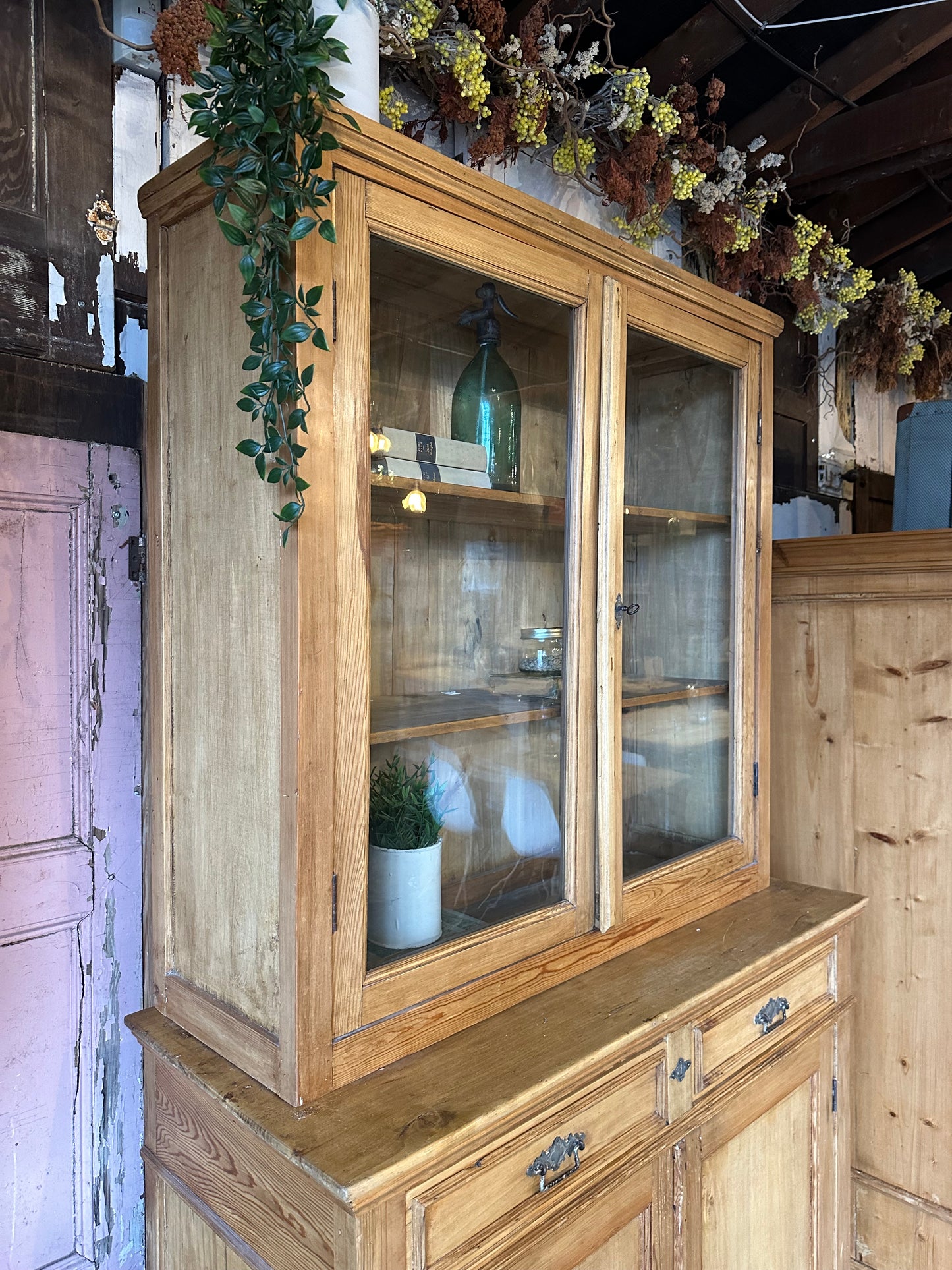 Vintage glazed dresser
