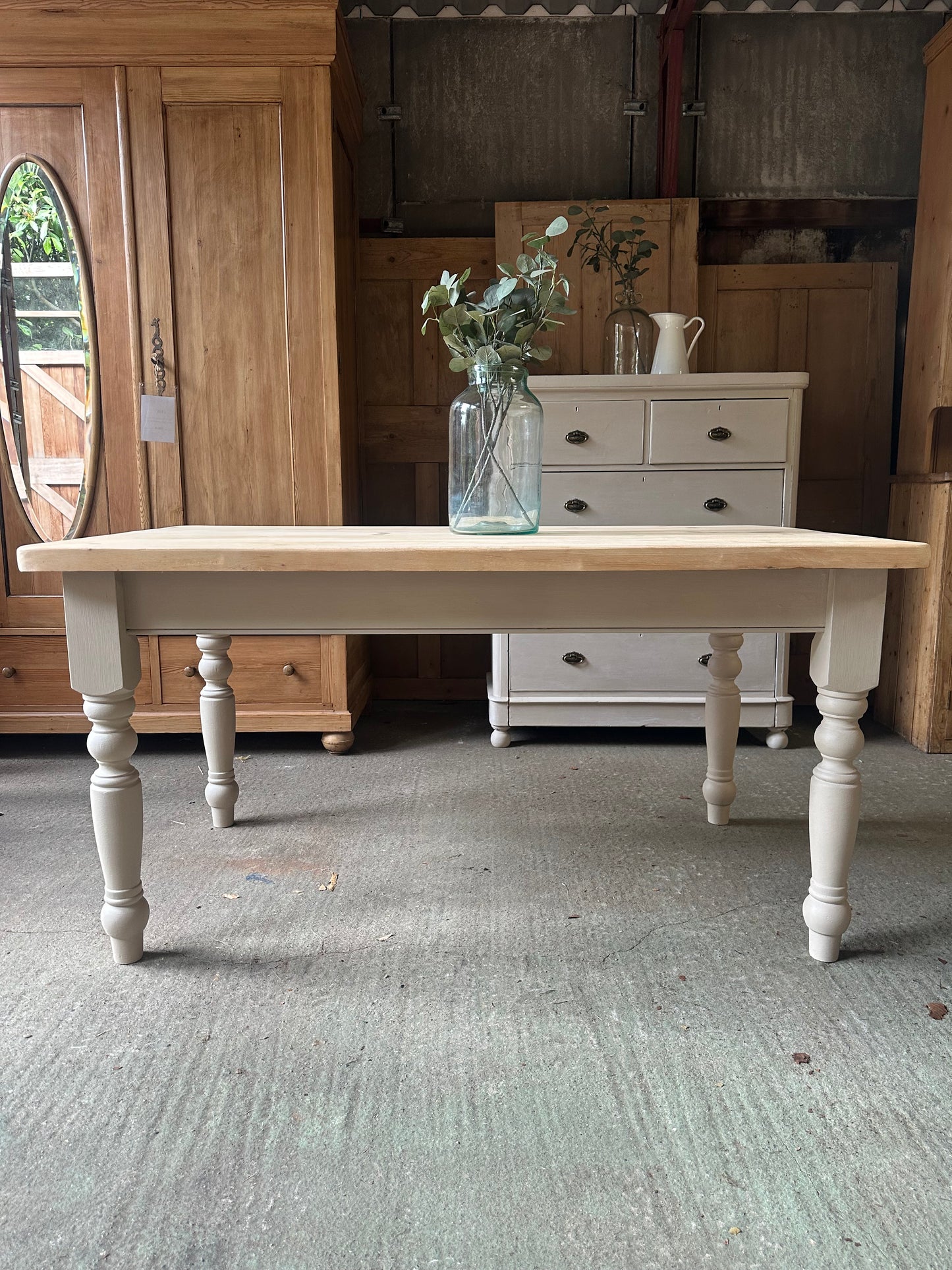 Farmhouse table 6 seater