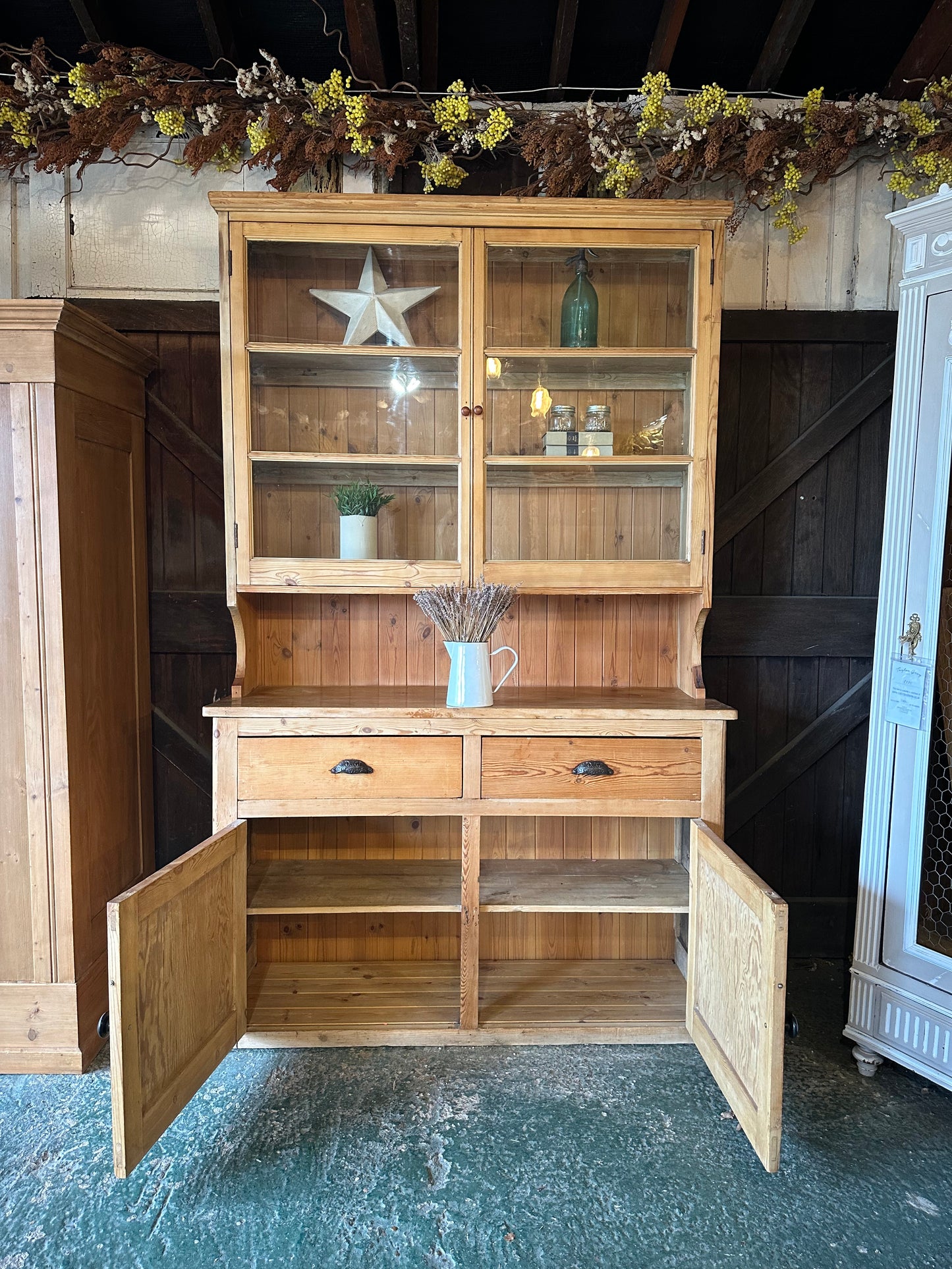Rustic vintage dresser