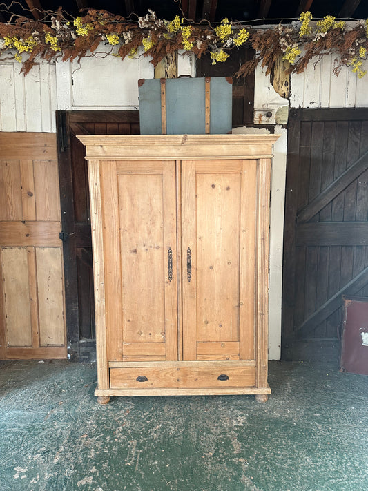 Rustic vintage wardrobe