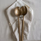 Forged Pair of Salad Servers