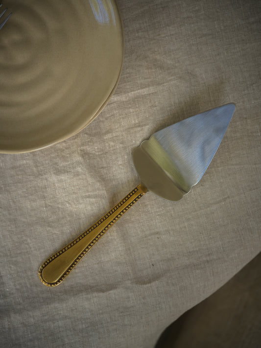 Antique Style Brass Cake Slice
