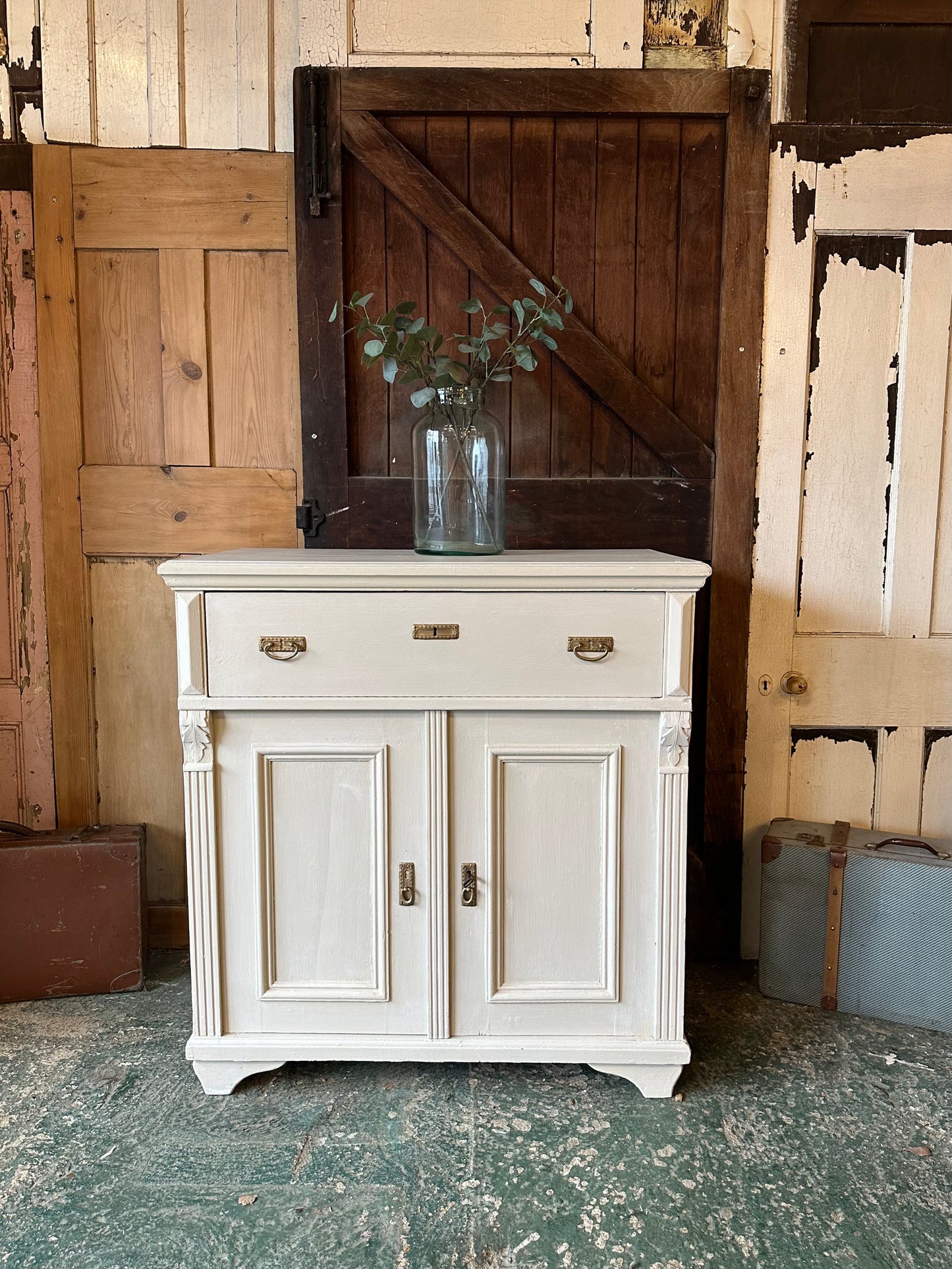 Rustic vintage sideboard