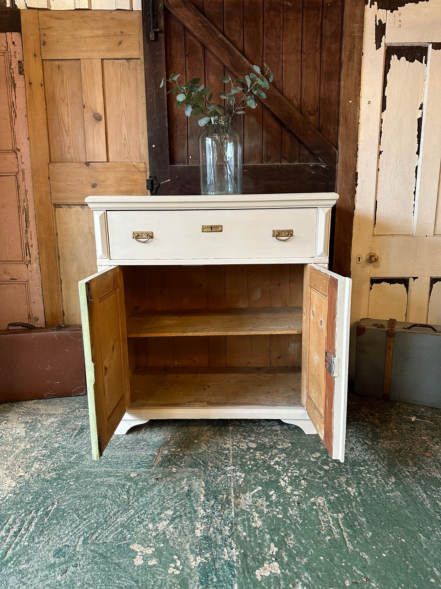 Rustic vintage sideboard