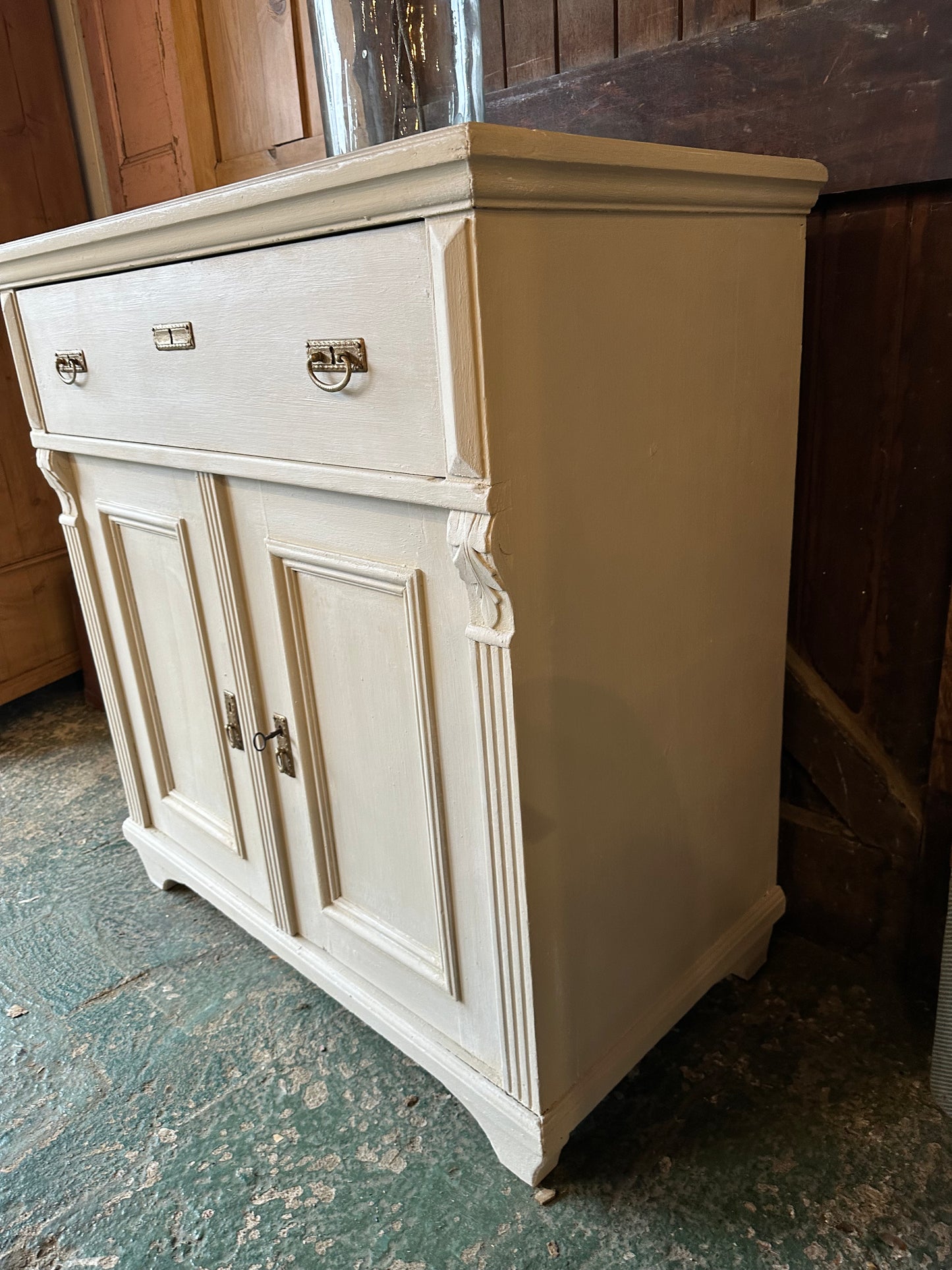 Rustic vintage sideboard