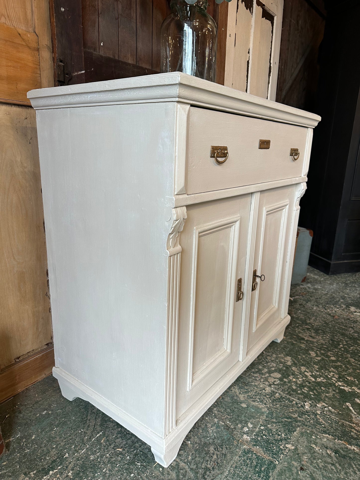 Rustic vintage sideboard