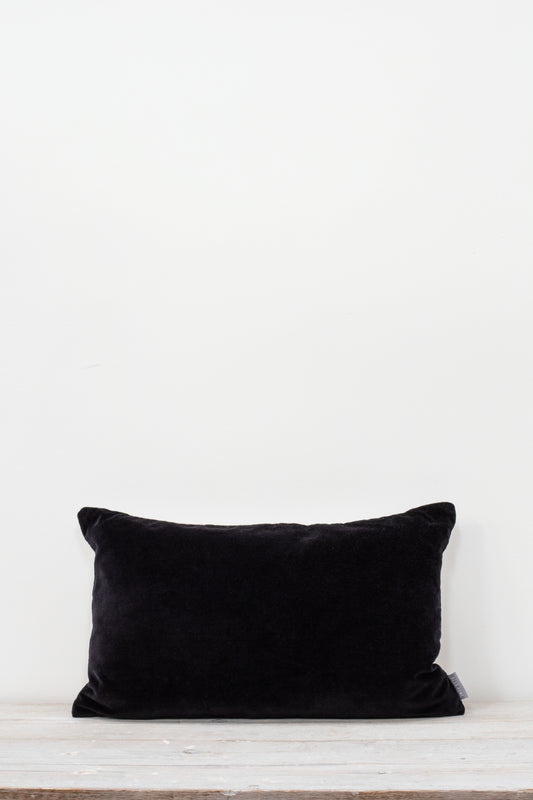 Misi Black Velvet Cushion