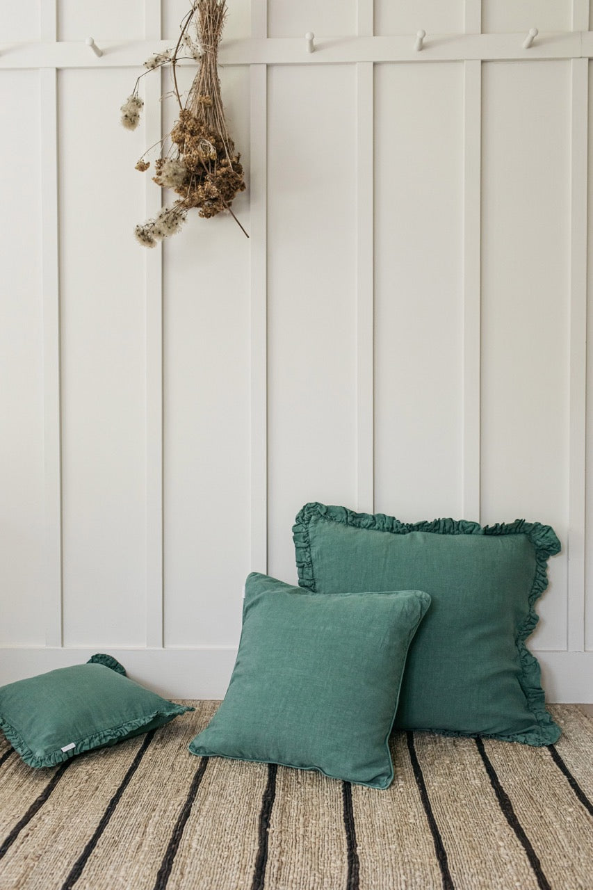 Lisbon Cushion Sea Green