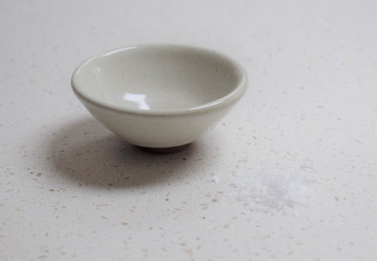 Stoneware Dip bowl - Milk White