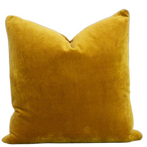 Unari Turmeric Velvet Cushion