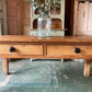 Rustic vintage bench / console table