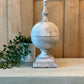 Rounded stone finial