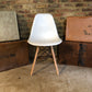White dining chair